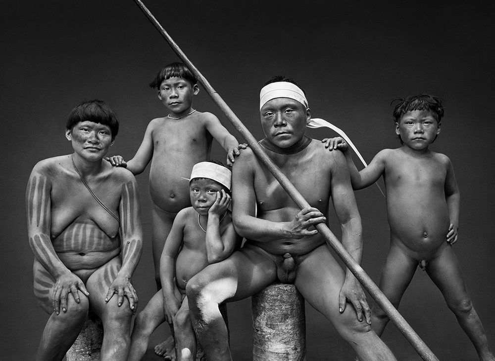 Korubo family. State of Amazonas, Brazil, 2017 © Sebastião Salgado/Contrasto